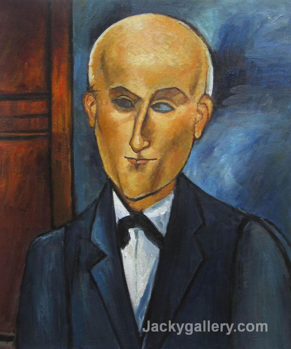 Max Jacob by Amedeo Modigliani paintings reproduction